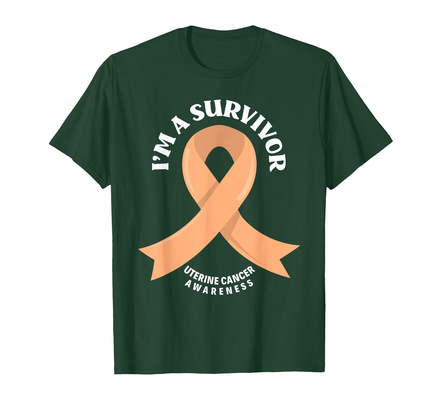 Uterine Cancer Survivors I'm A Survivor Uterine Cancer T-Shirt