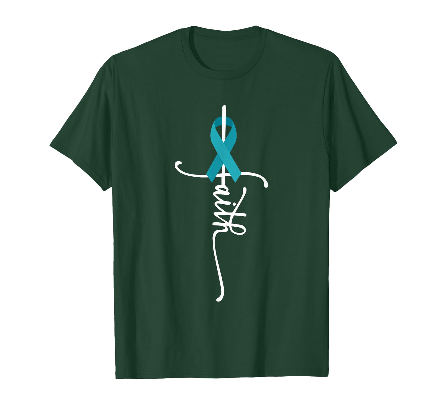 Ovarian Cancer Faith Ovarian Cancer Awareness T-Shirt