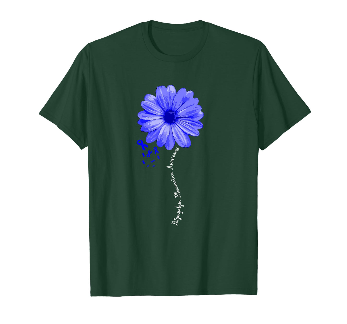 Polymyalgia Rheumatica Awareness Warrior Pretty Ribbon T-Shirt