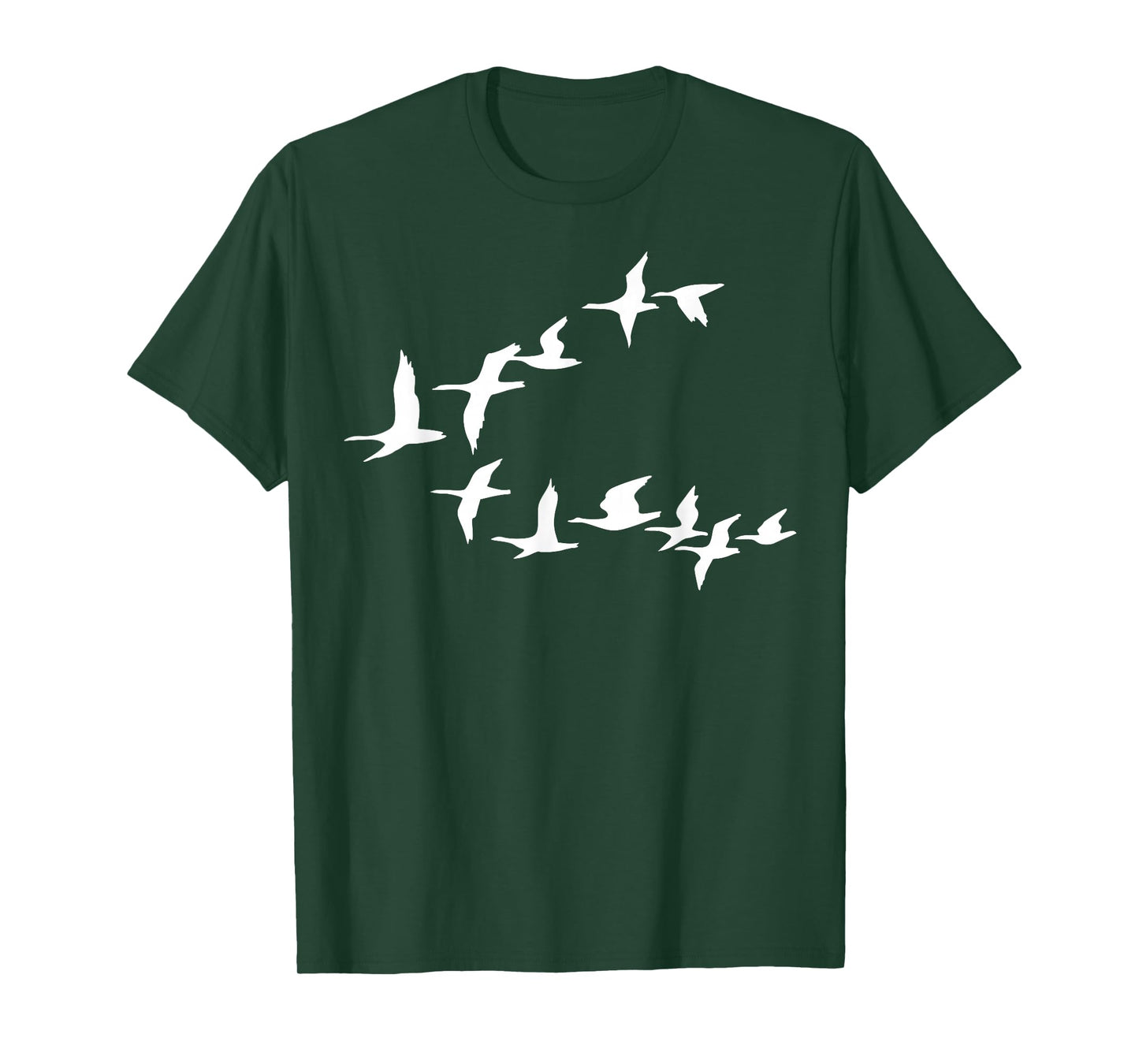 Birds In Flight, V Pattern Flock Of Geese T-Shirt