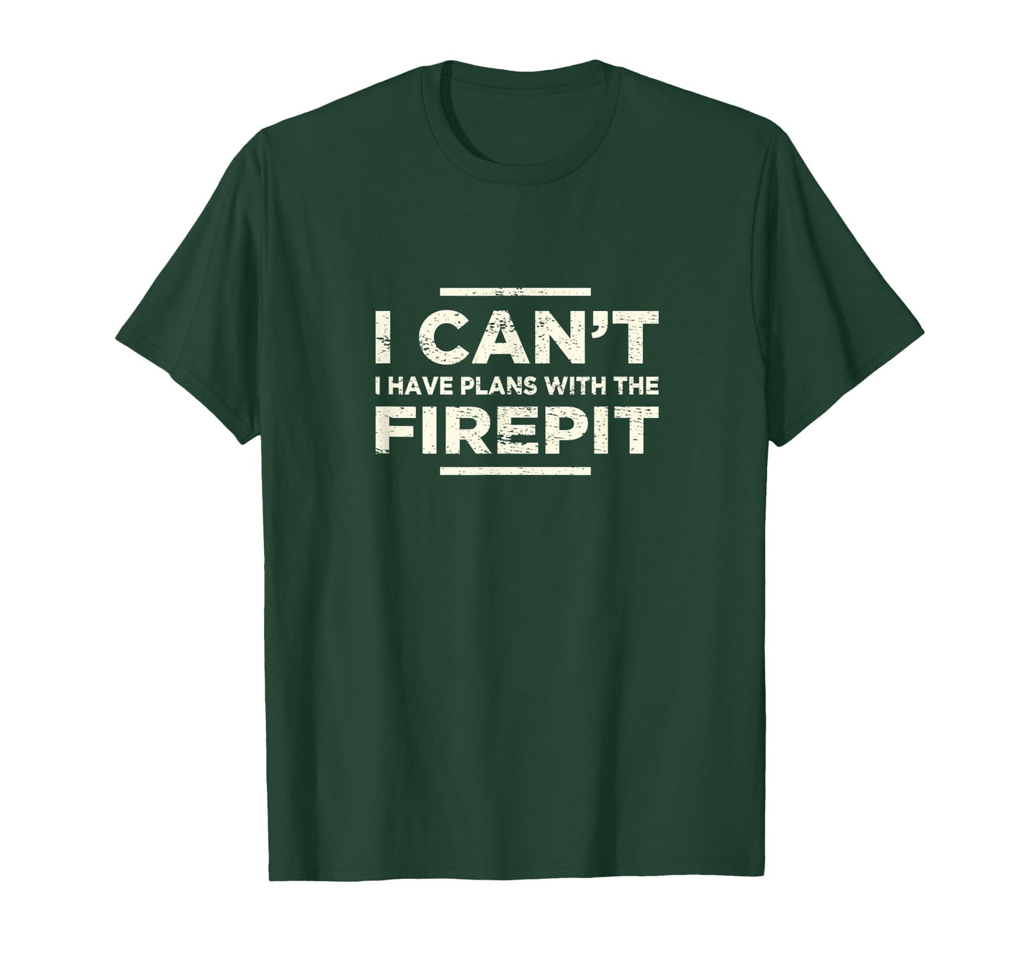 I Can't I Have Plans With The Fireplace Camping Firepit T-Shirt