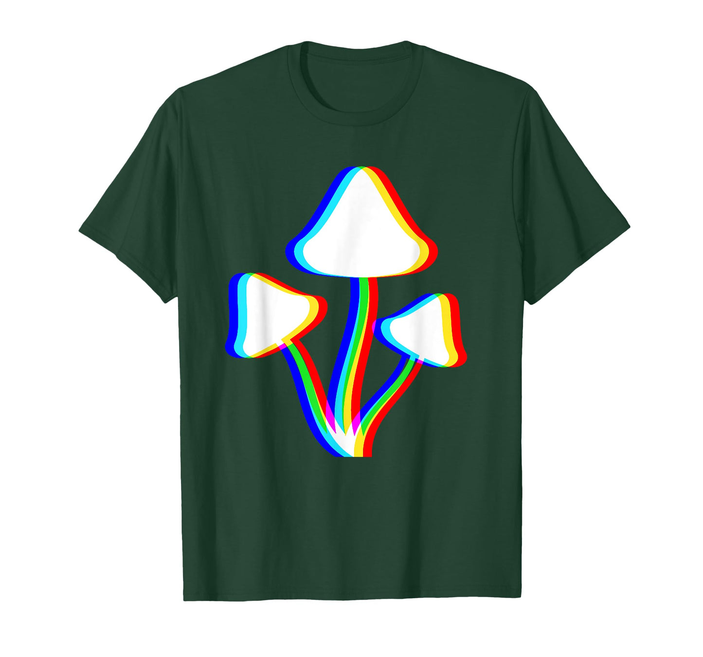 Mushroom Psychedelic EDM Trippy Vaporwave Techno Rave T-Shirt