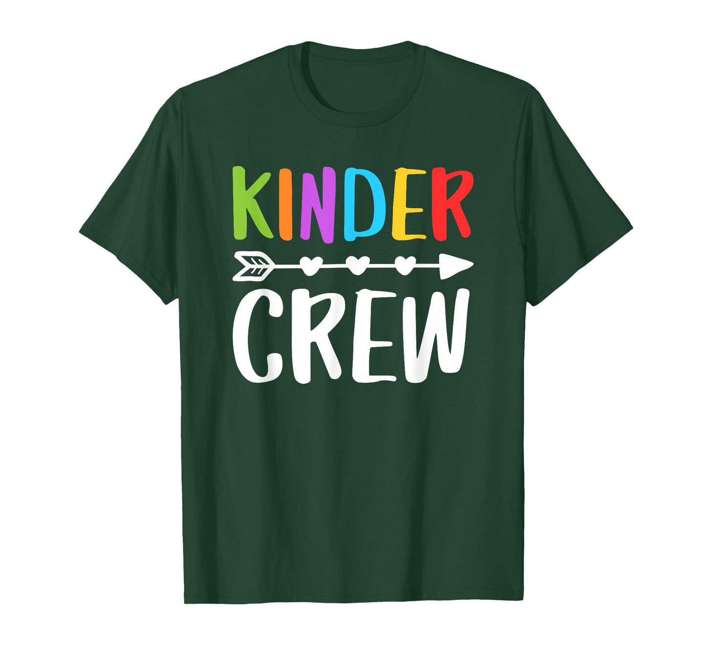 Kinder Crew Shirt Kindergarten Boy Girl Student Teacher T-Shirt