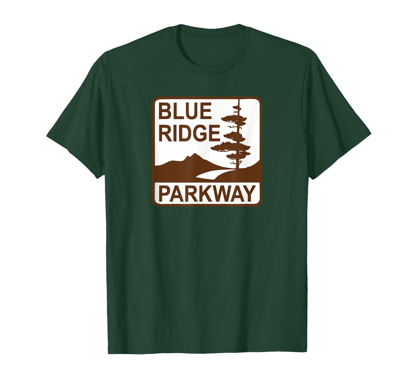 Blue Ridge Parkway Road Sign T-Shirt