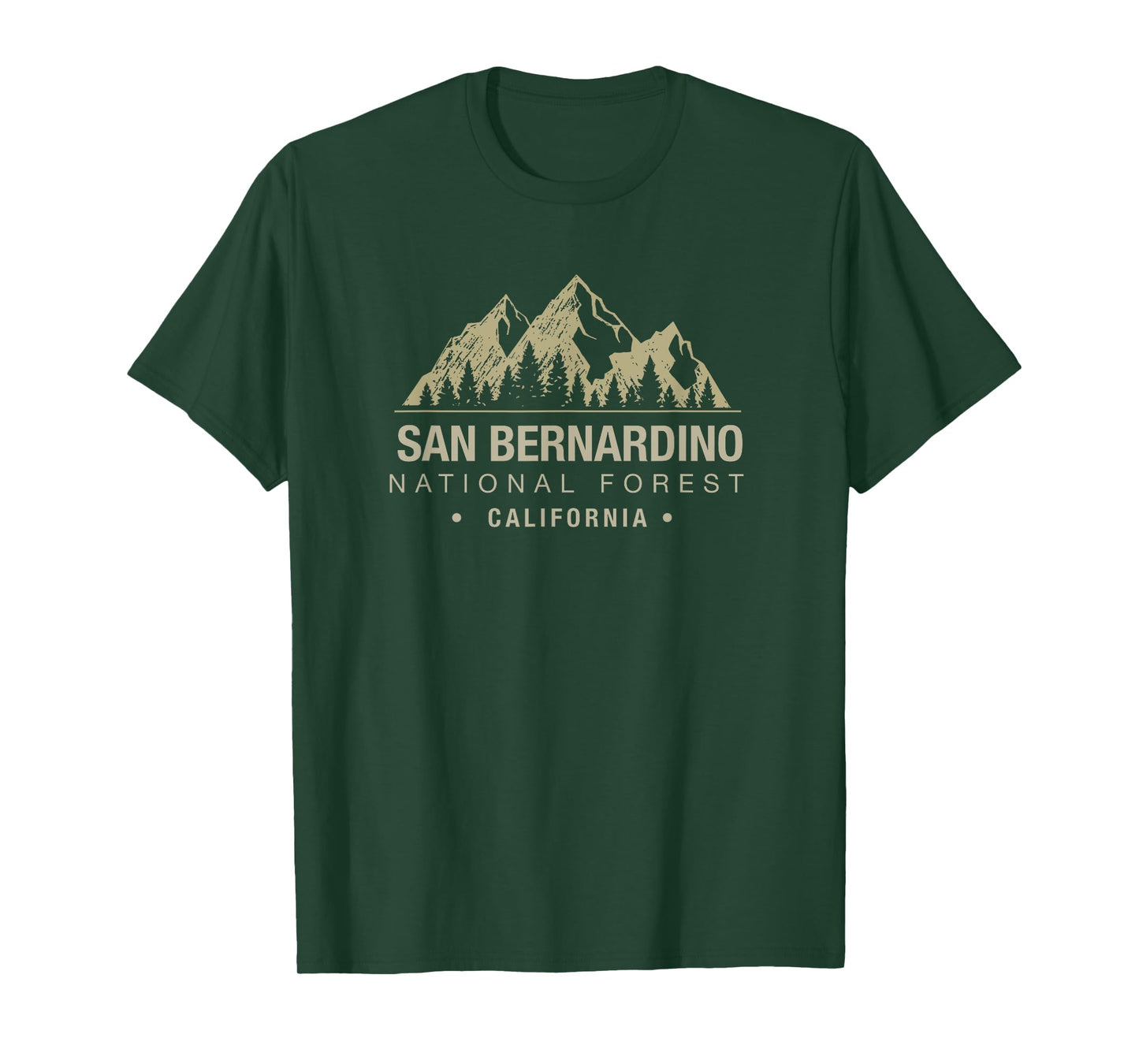 California Souvenir San Bernardino National Forest T-Shirt