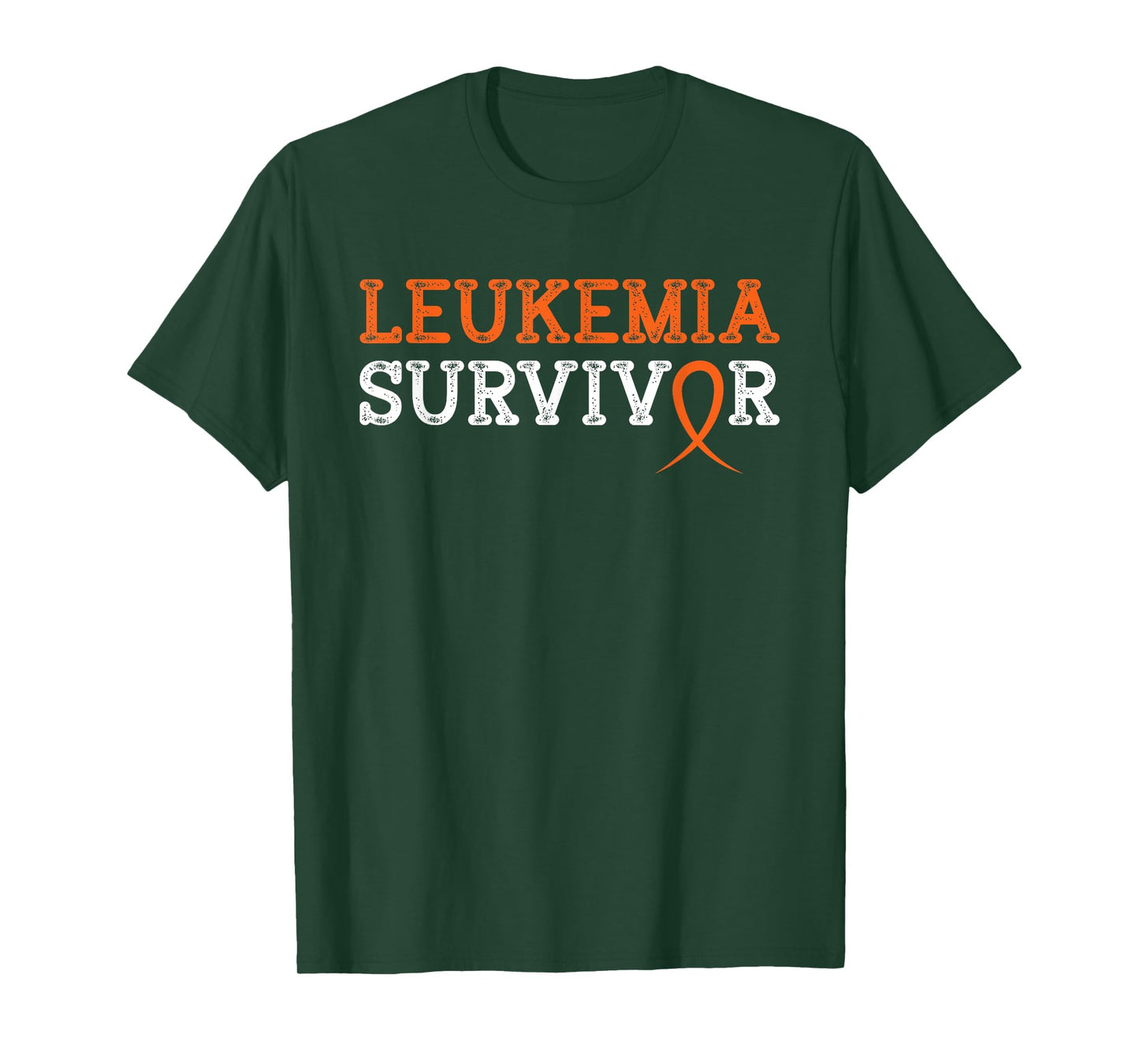 Support Chemotherapy Fighter Warrior Fight Gift Leukemia Survivor Orange Ribbon Blood Cancer Awareness Hope T-Shirt