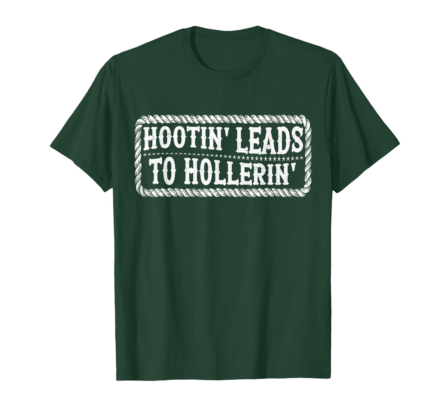 Hootin' Leads To Hollerin' Groovy T-Shirt