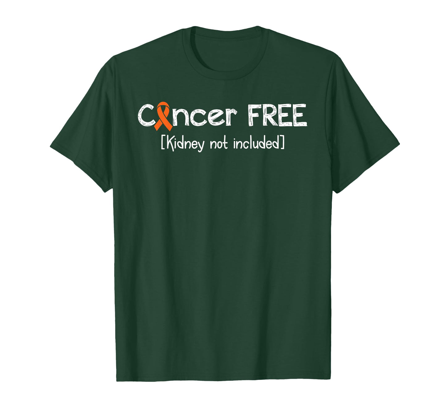 Kidney Cancer Free- Kidney Cancer Awareness Support Ribbon T-Shirt