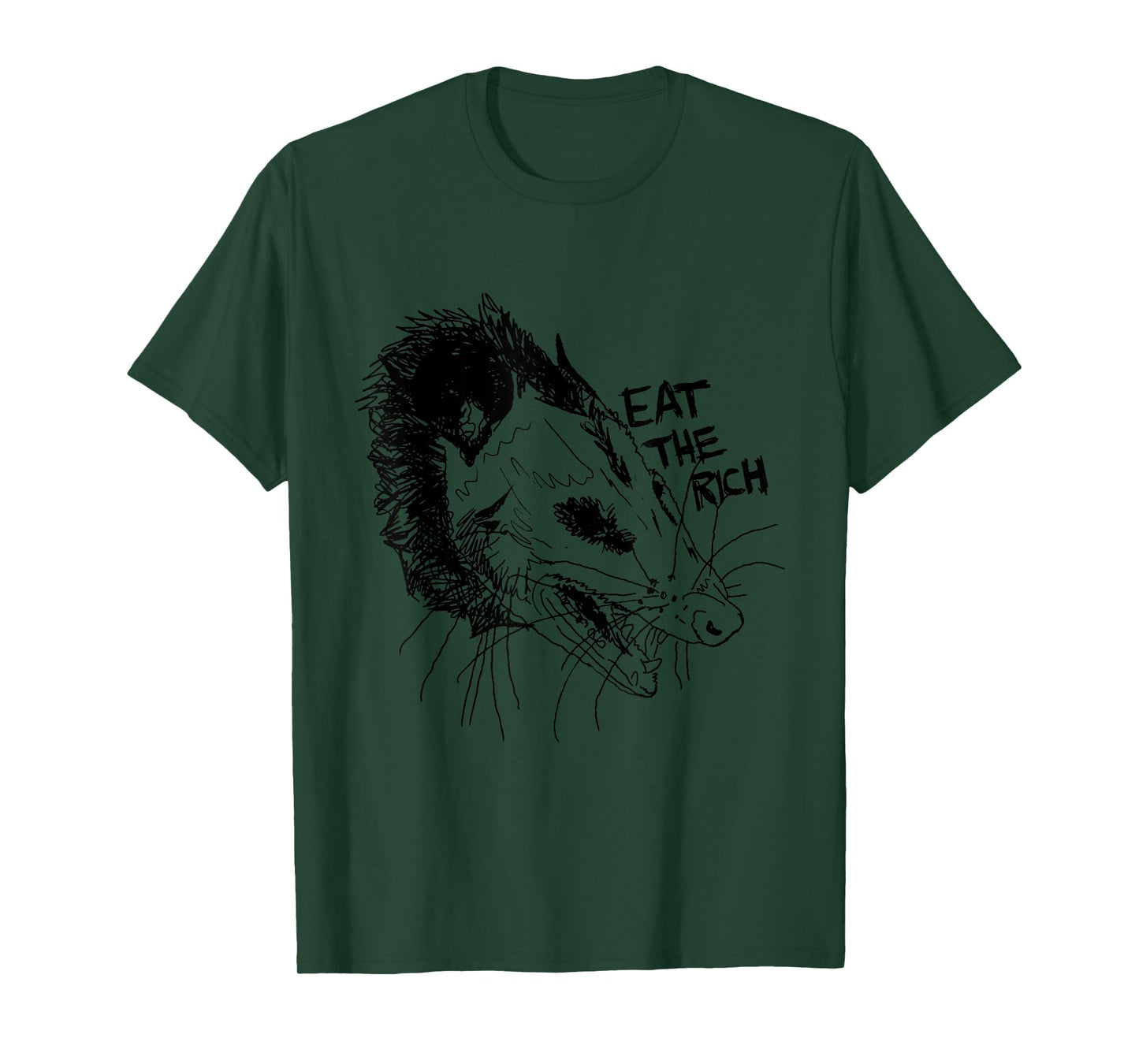 Possum Eat The Rich Feed The Poor Trash Squad Opossum Lovers T-Shirt