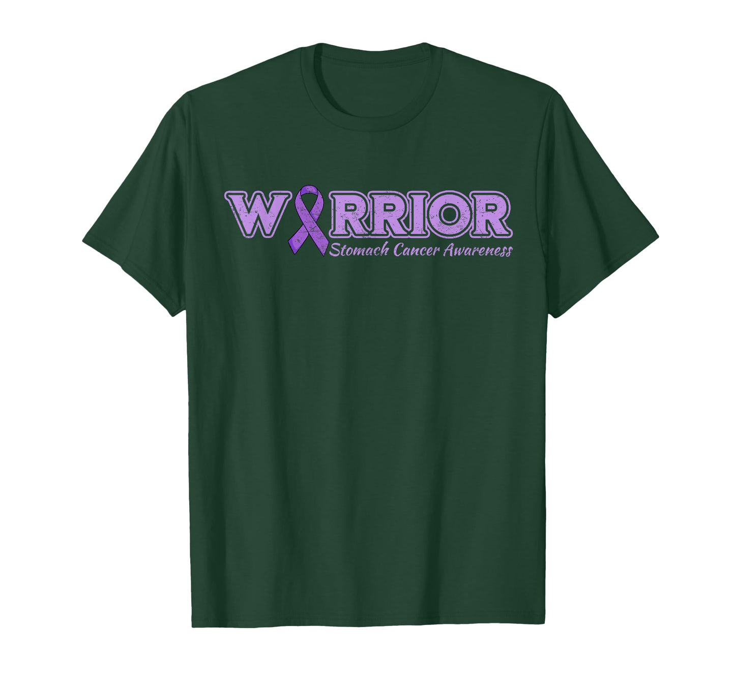 Stomach Cancer Warrior Periwinkle Ribbon T-Shirt