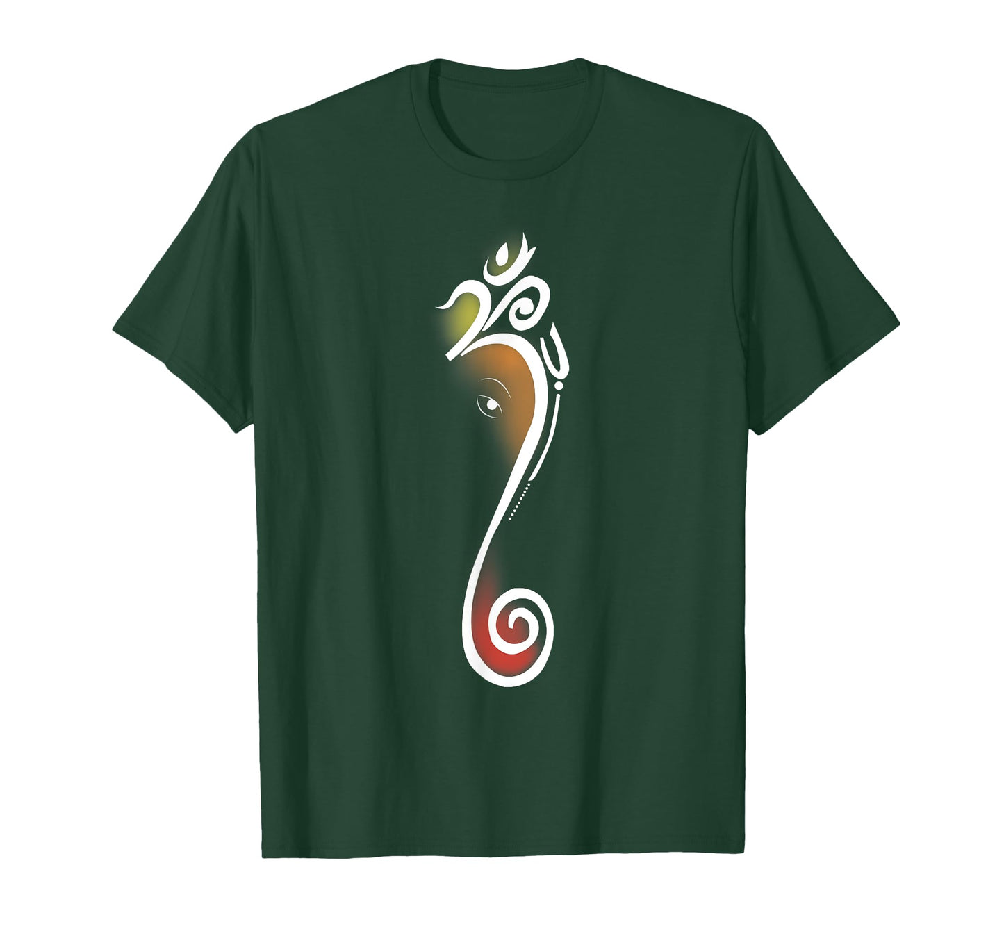 Artistic Om Lord Ganesha Tshirt. T-Shirt