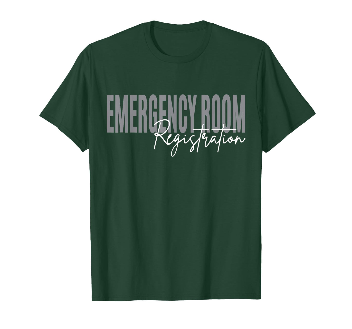 Emergency Room Registration Patient ER Registrar Nursing T-Shirt