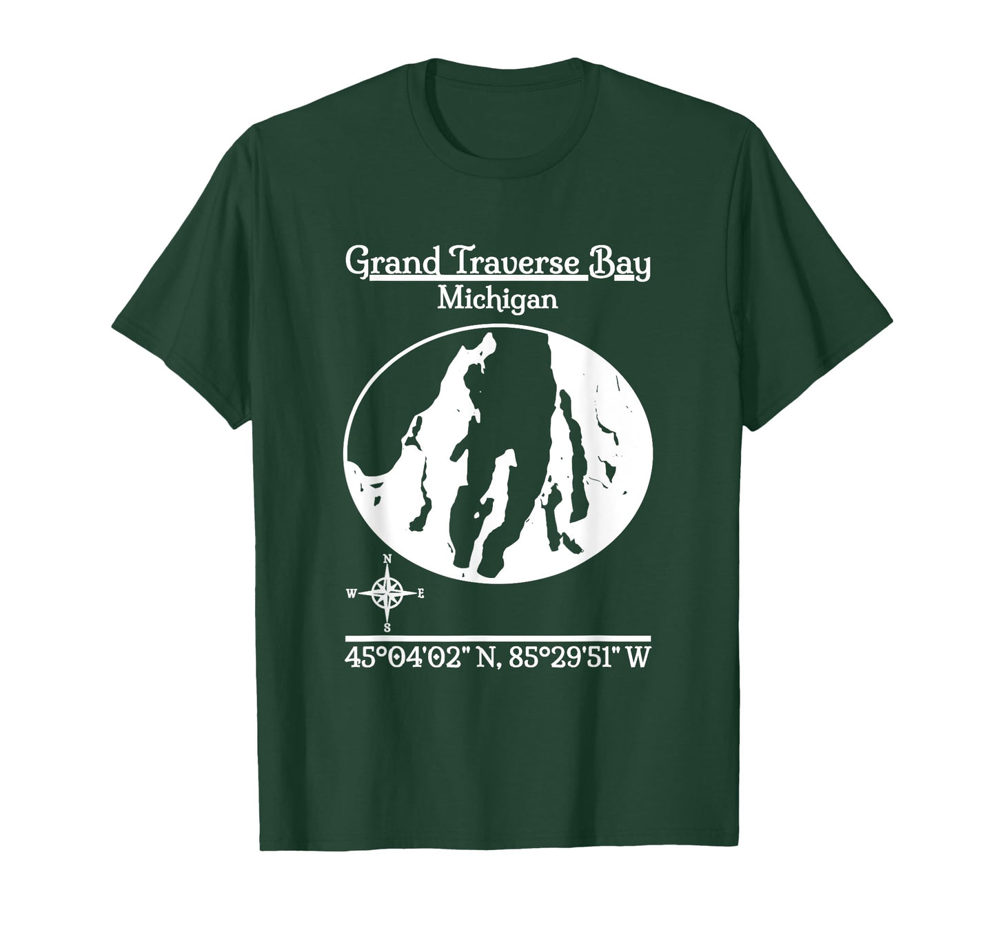 Grand Traverse Bay - Michigan T-Shirt