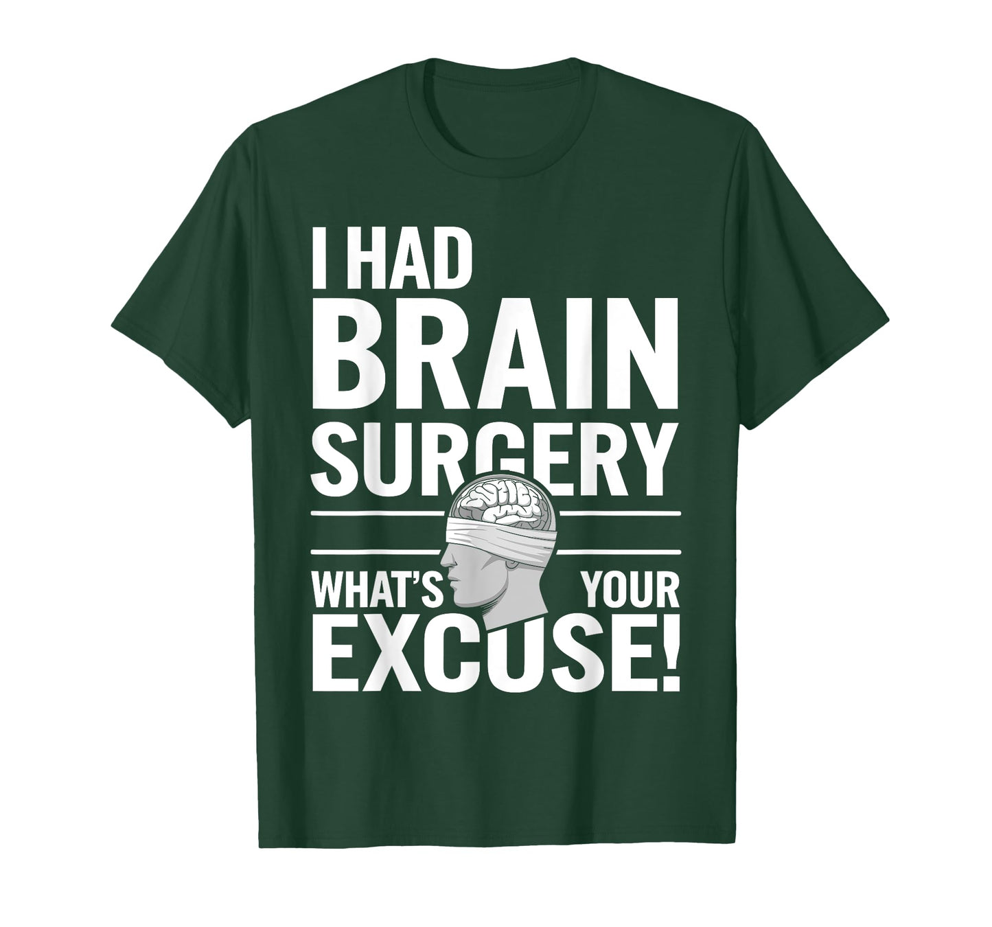 Brain Surgery Art for Men Women Post Brain Surgery Recovery T-Shirt