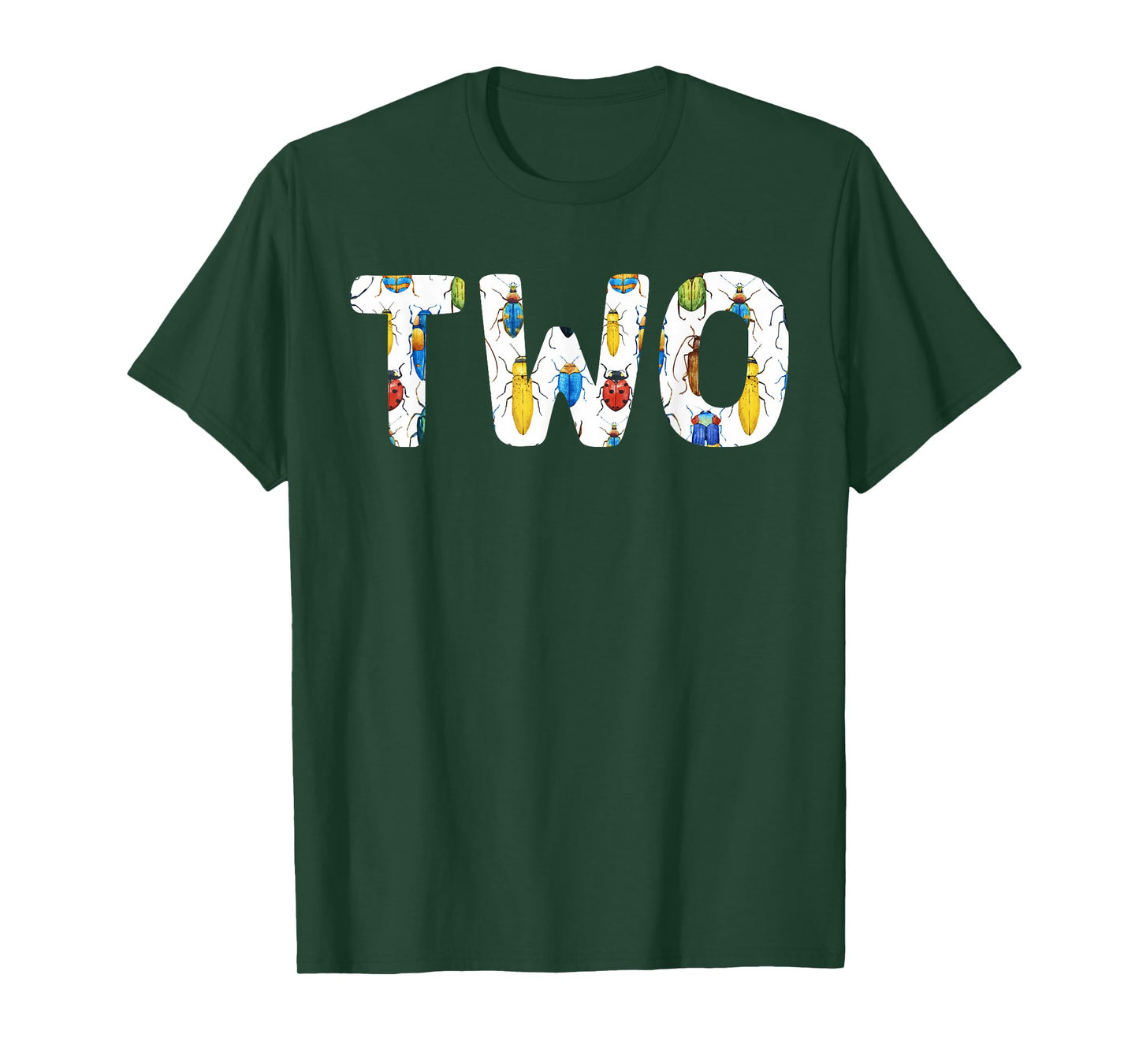 mb Bug 2nd Birthday Funny Insects Lover 2 Years Old Kids T-Shirt