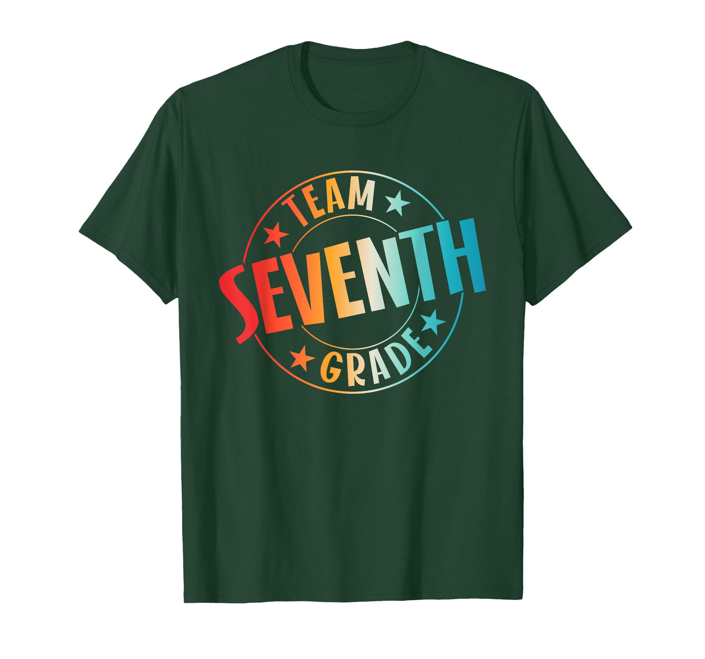Team Seventh Grade Teacher Student Back To School 7th Grade T-Shirt