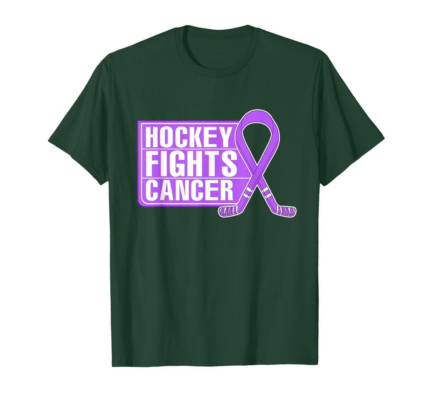 Family Member Support Hockey Fights Cancer Awareness T-Shirt