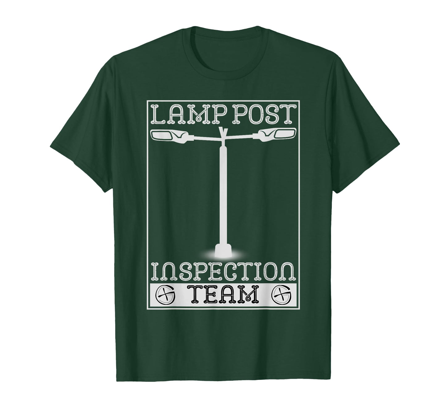 Lamp Post Inspection Team Funny Geocaching Geocache Lover T-Shirt