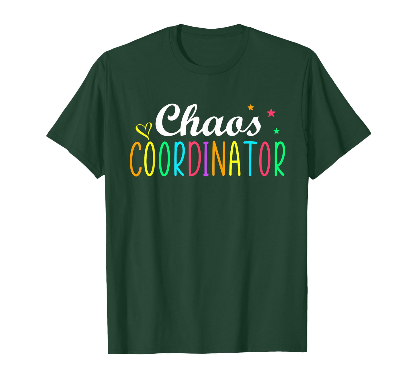 Chaos Coordinator Graphic Women Men Preschool Teacher T-Shirt