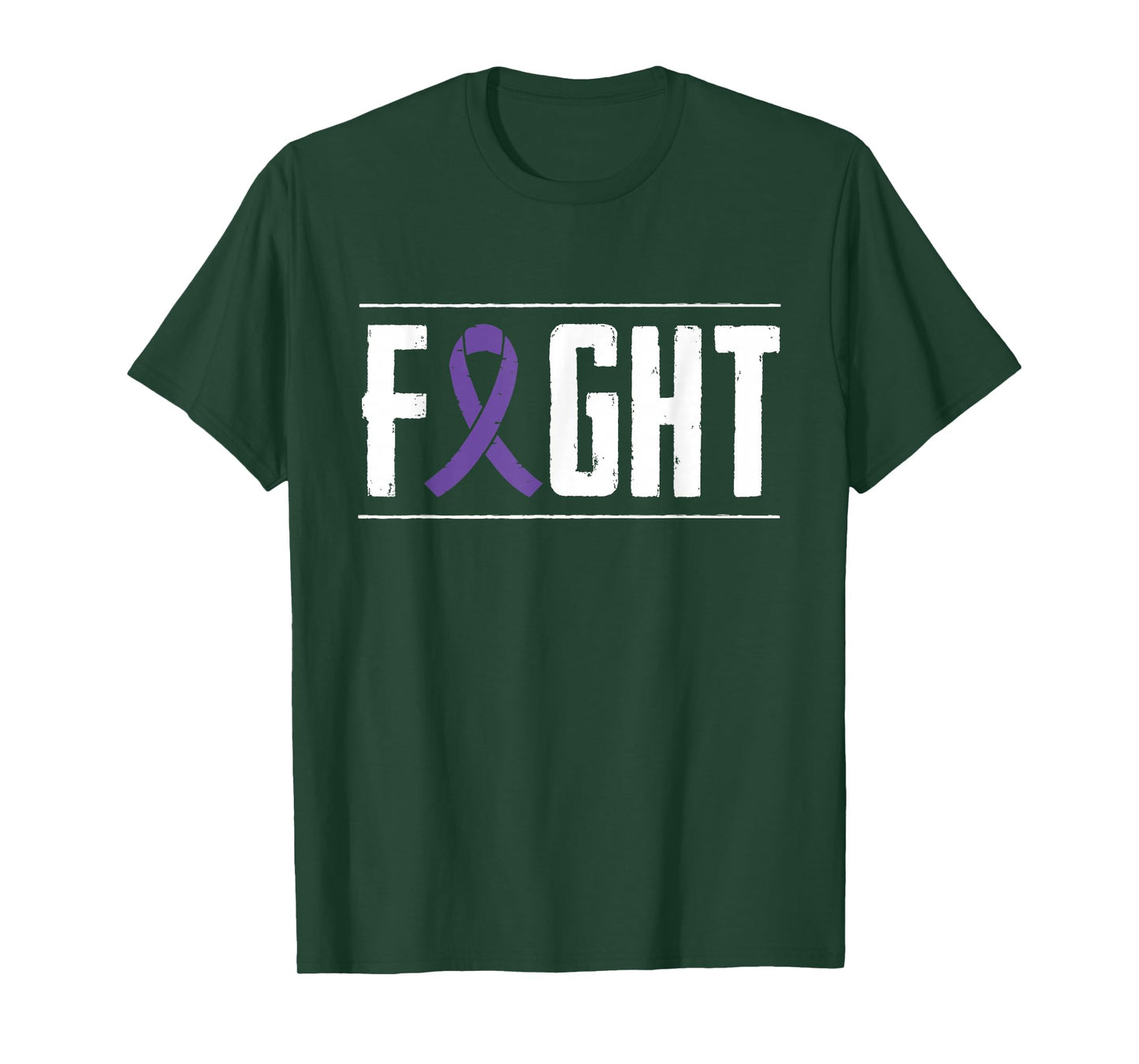 Pancreatic Cancer Fight Cancer Ribbon T-Shirt