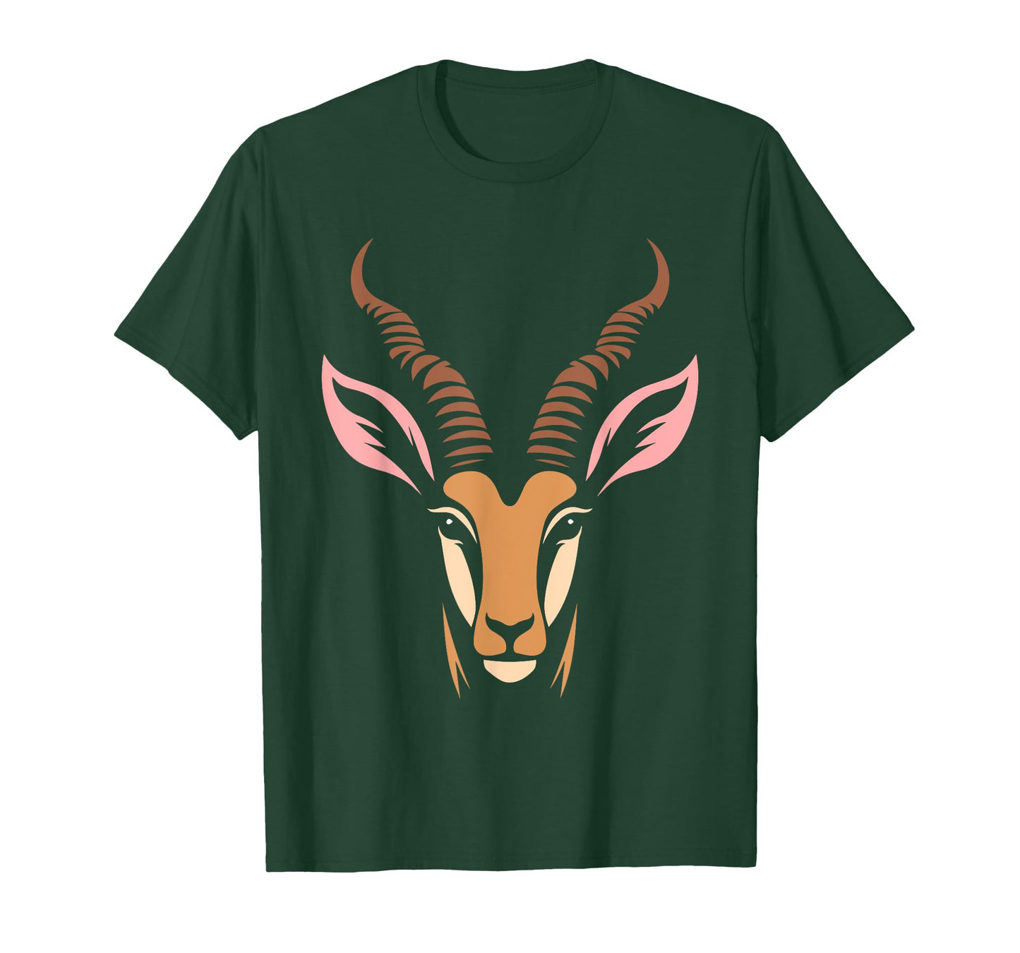 Gazelle Face Minimalism Animals T-Shirt