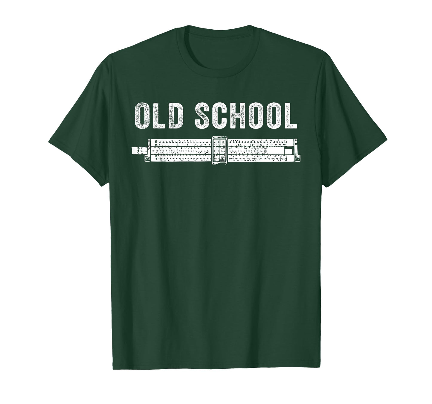 Old School Slide Rule Mechanical Analog Calculator T-Shirt