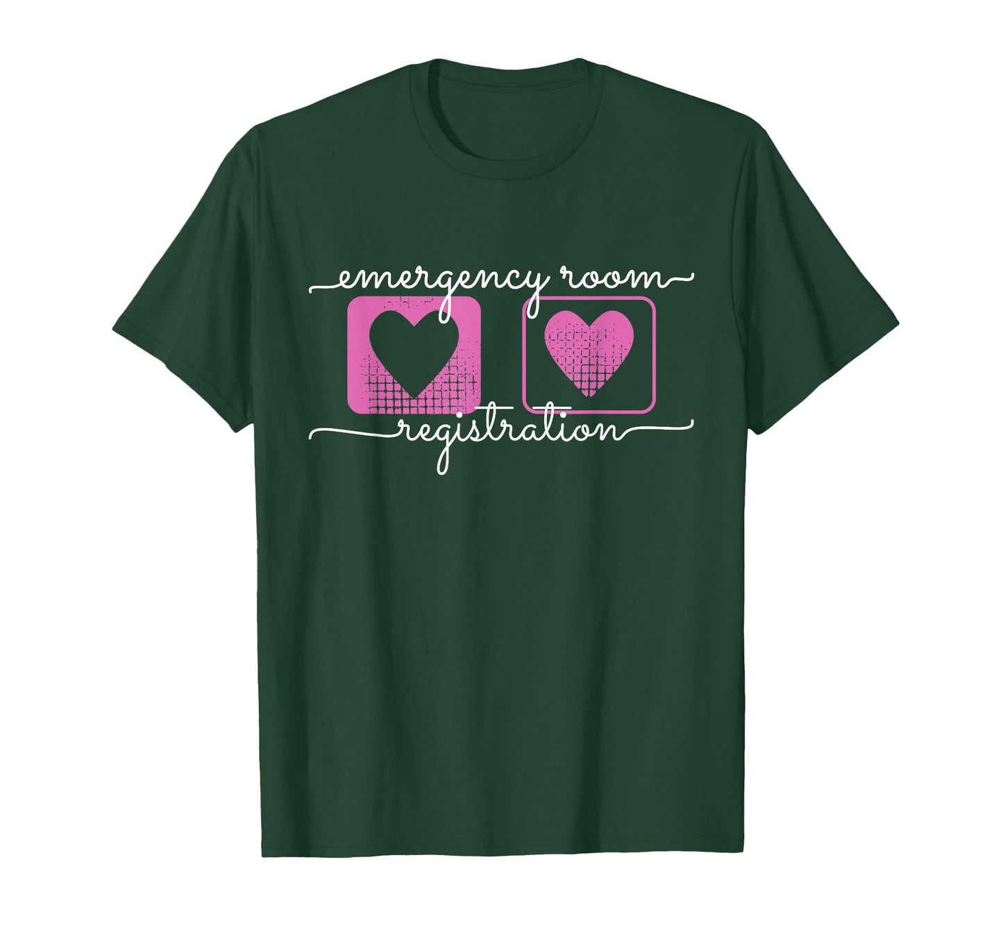 Emergency Room Registration Patient ER Registrar Nursing T-Shirt