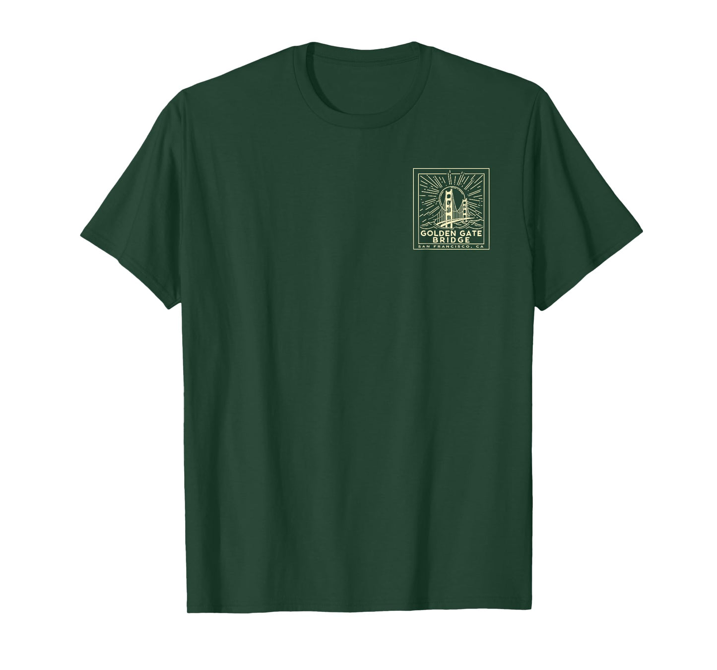 Golden Gate Bridge San Francisco Front/Back T-Shirt