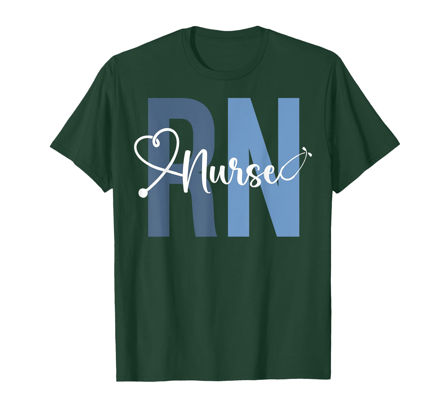 Vintage Registered Nurse Retro Stethoscope Nursing RN Staff T-Shirt