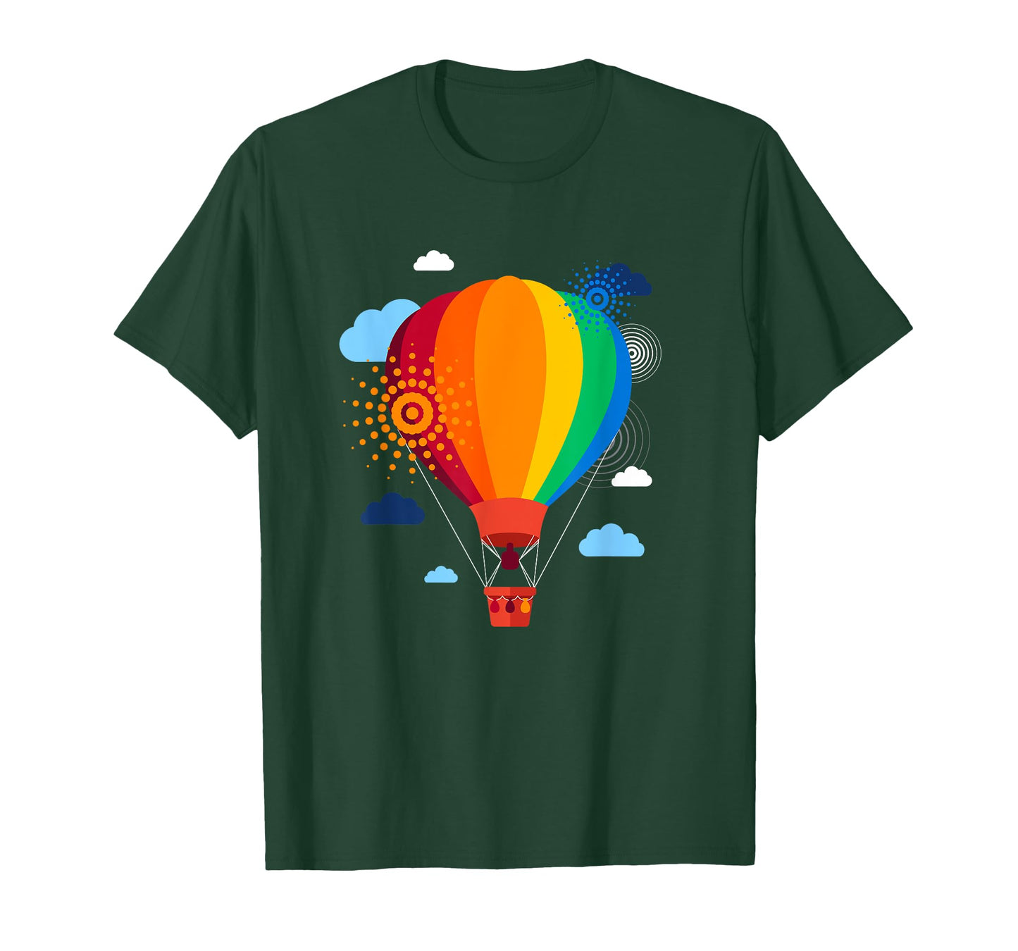 Mens Hot Air Balloon T-Shirt Hot Air Balloon Rides Festival Shirt Medium Pink