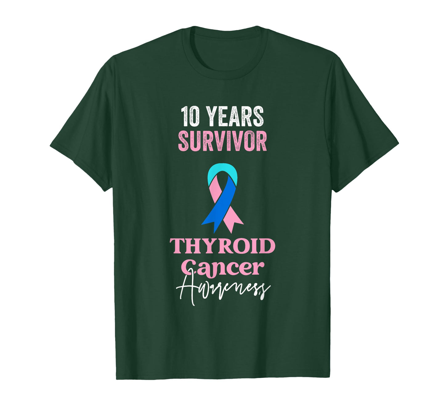 10 Years Thyroid Cancer Free Survivor T-Shirt