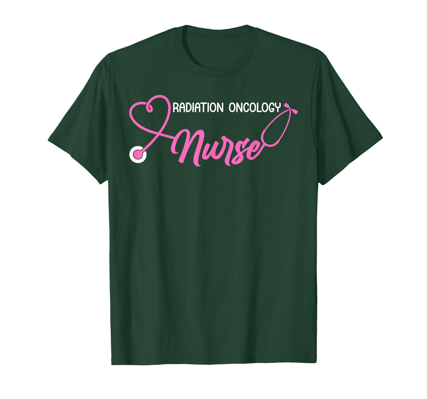 Radiation Oncology Nurse Appreciation Tee - Unisex Adults Nurse Themed T-Shirt - Black, Small - Short Sleeve
