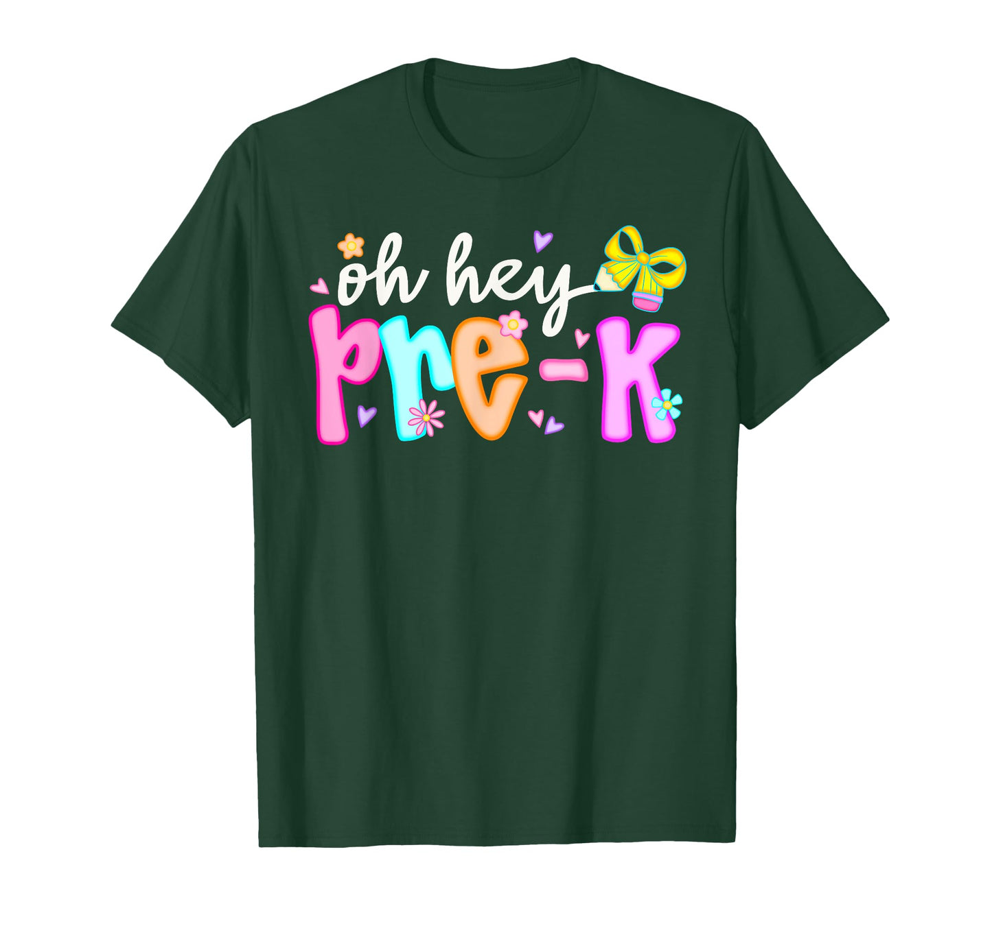 Oh Hey Pre K Preschool Back To School First Day Of School T-Shirt