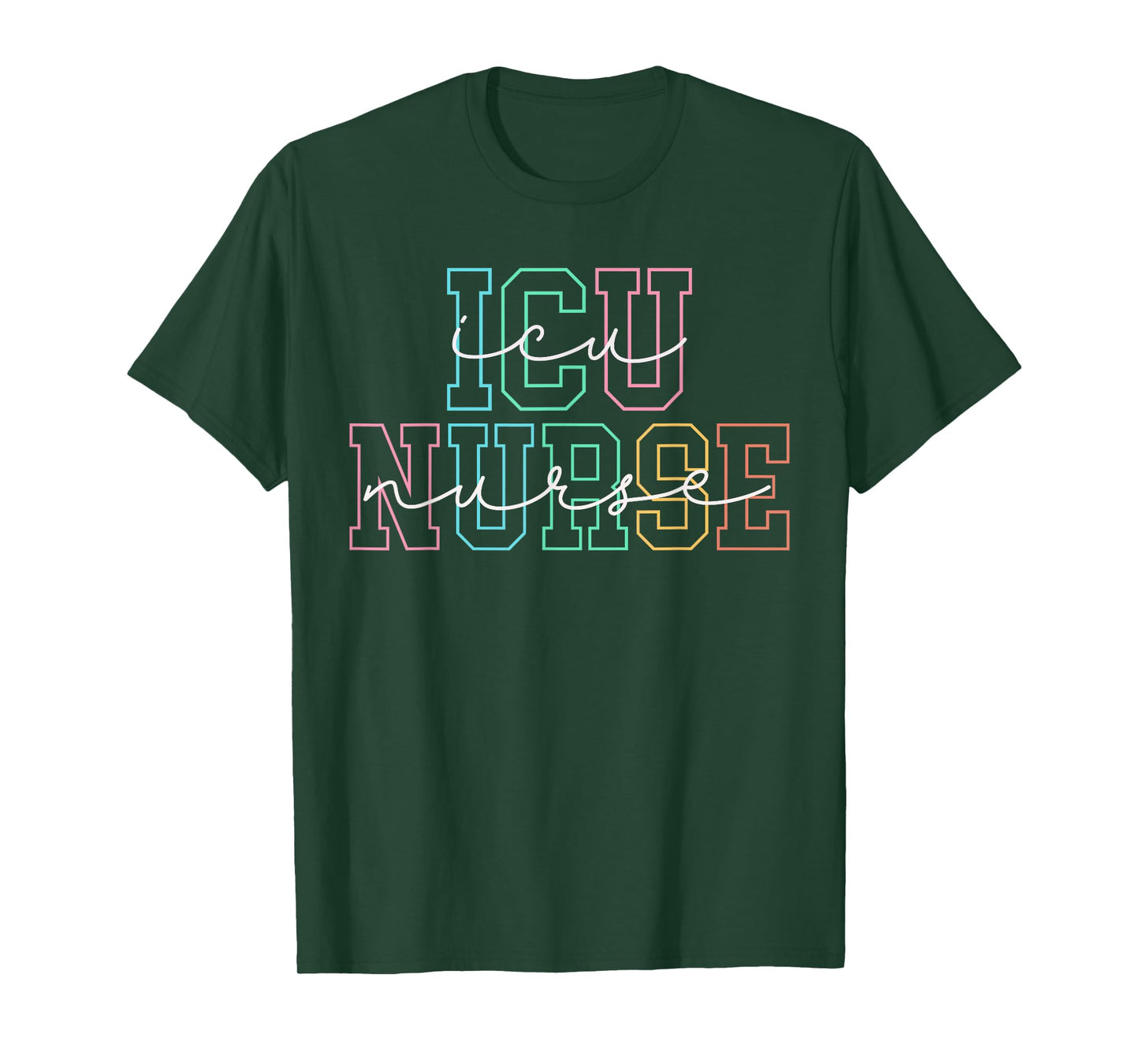 Icu Nurse Icu Nursing Icu Critical Care Men Women ICU Nurse T-Shirt
