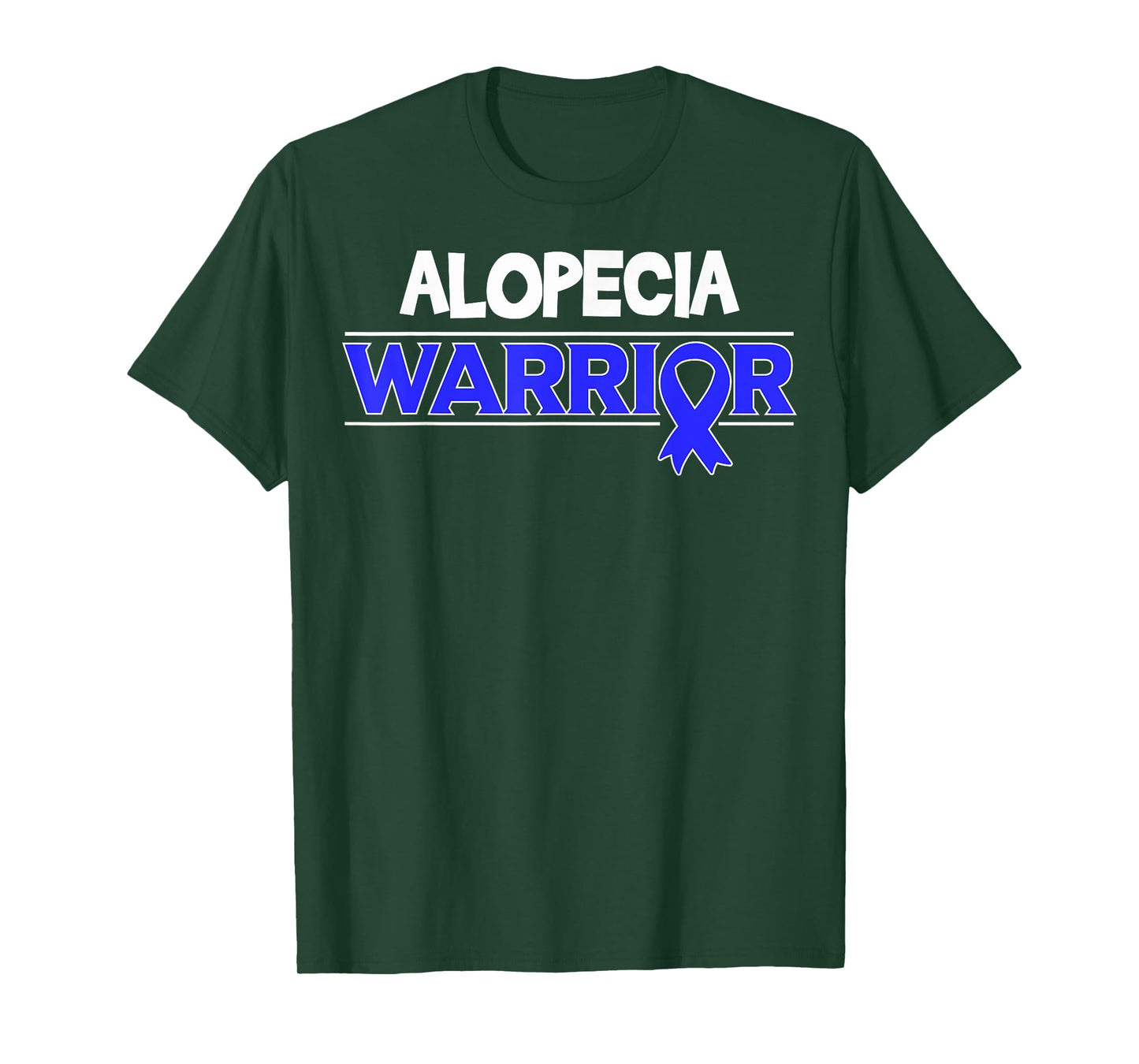 Alopecia Warrior Hair Loss Awareness Ribbon T-Shirt