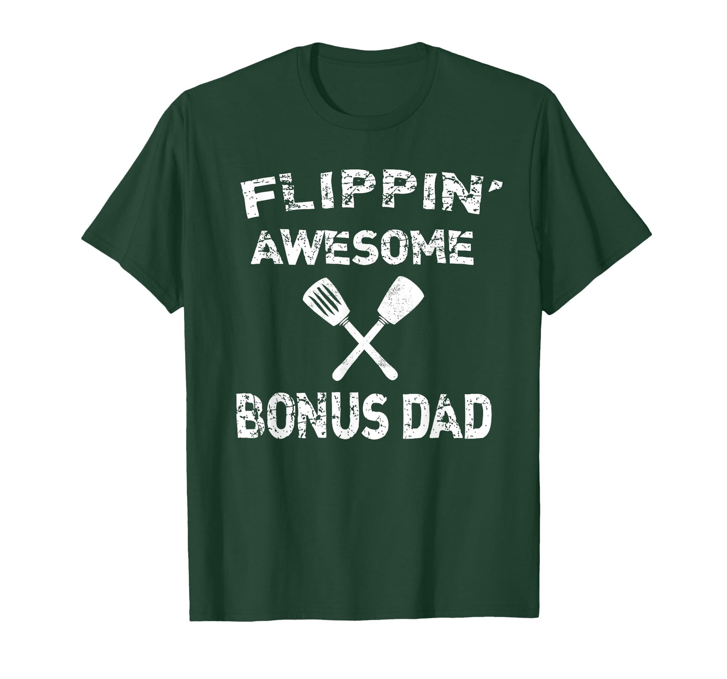 Flippin' Awesome Bonus Dad Cooking Grilling BBQ Chef Stepdad T-Shirt