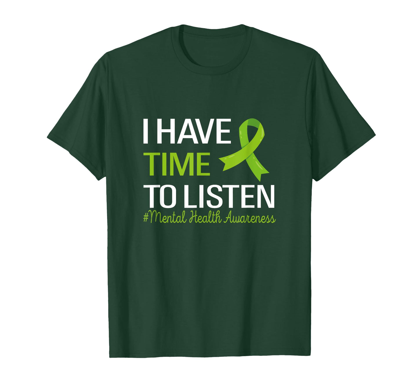 I Have Time To Listen Groovy Mental Health Awareness Month T-Shirt