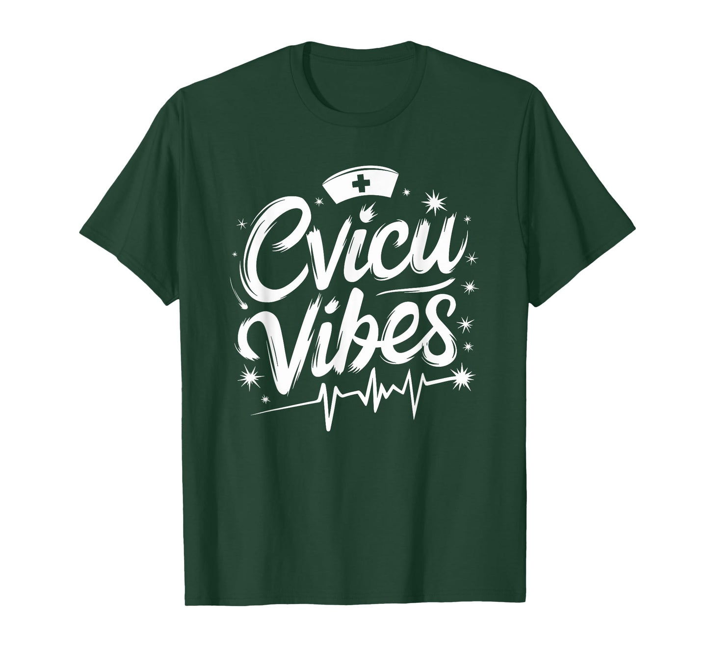 CVICU Nursing Cvicu Vibes, CVICU Nurse Cardiac Nurse T-Shirt