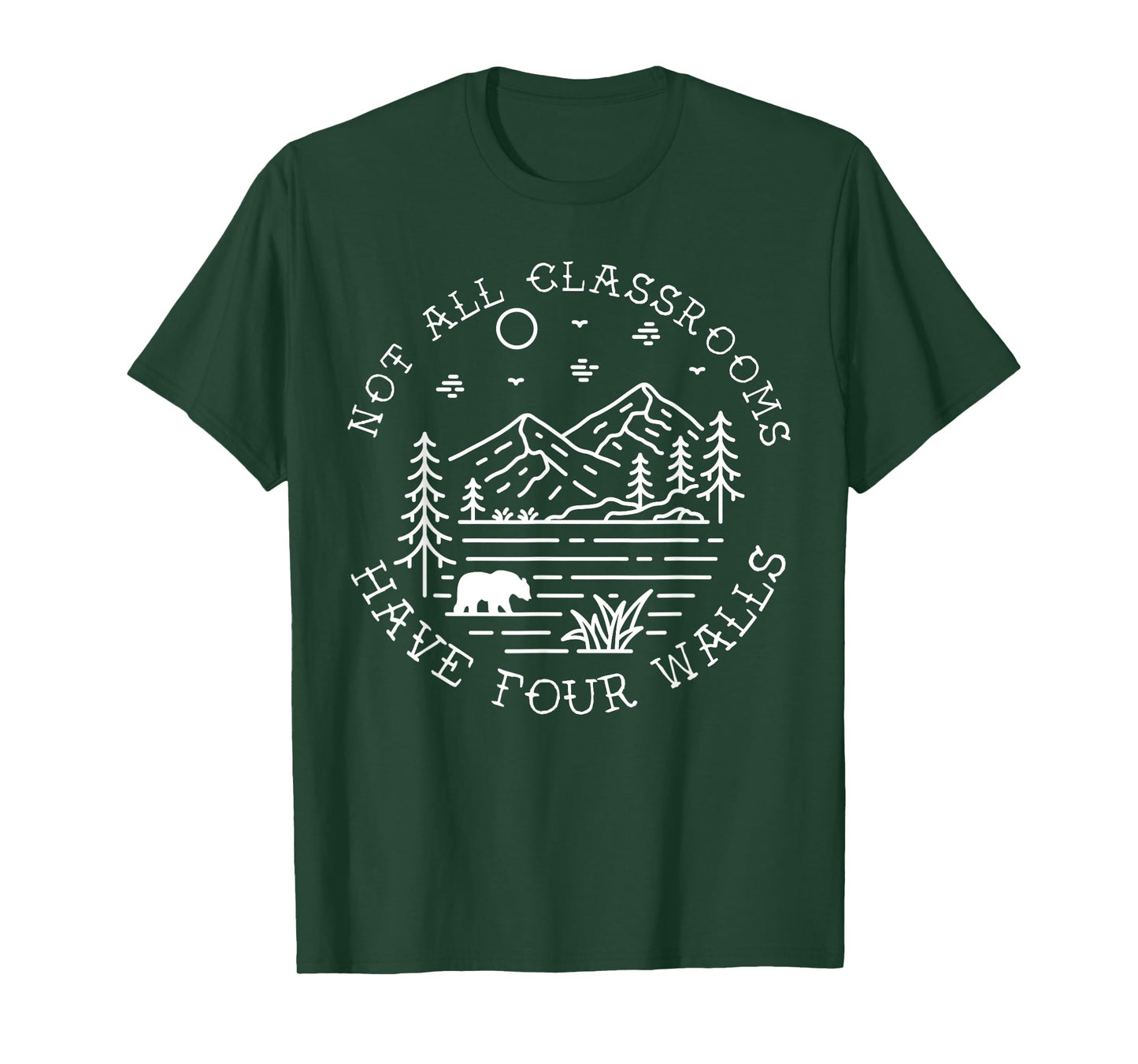 Classroom Outside Homeschool Nature Homeschooler Outdoors T-Shirt