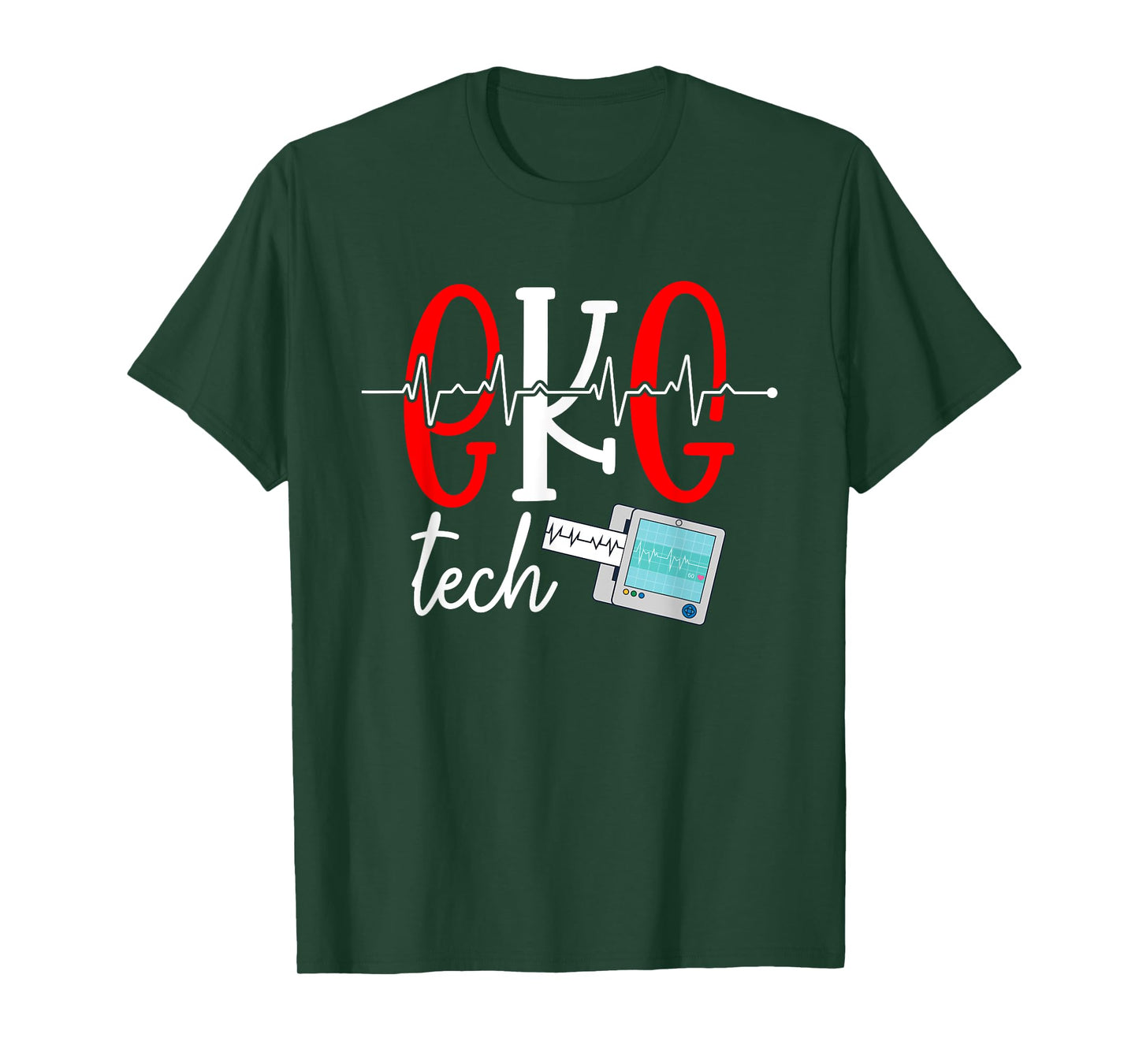 EKG Tech Heartbeat EKG Technician T-Shirt