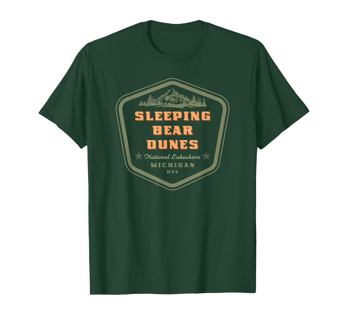 Sleeping Bear Dunes National Lakeshore Michigan Vintage T-Shirt