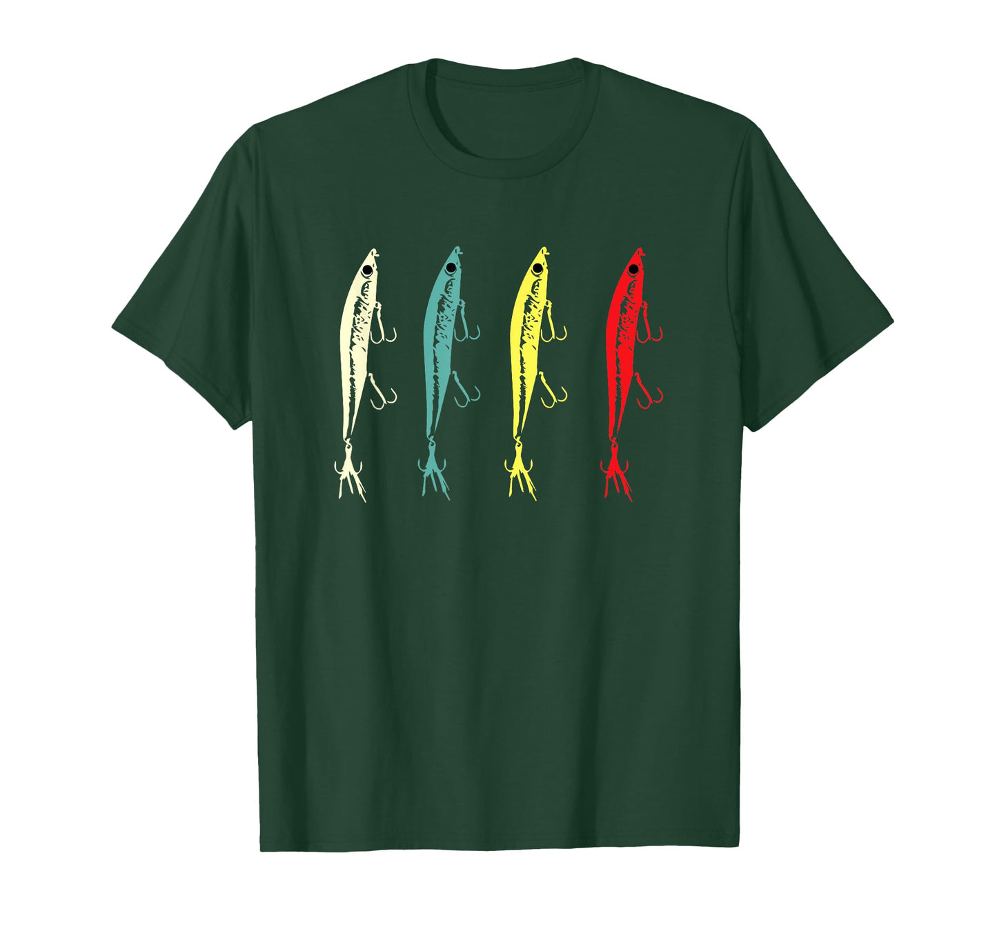 Retro Vintage Fishing Lures - Bass Fishing T-Shirt