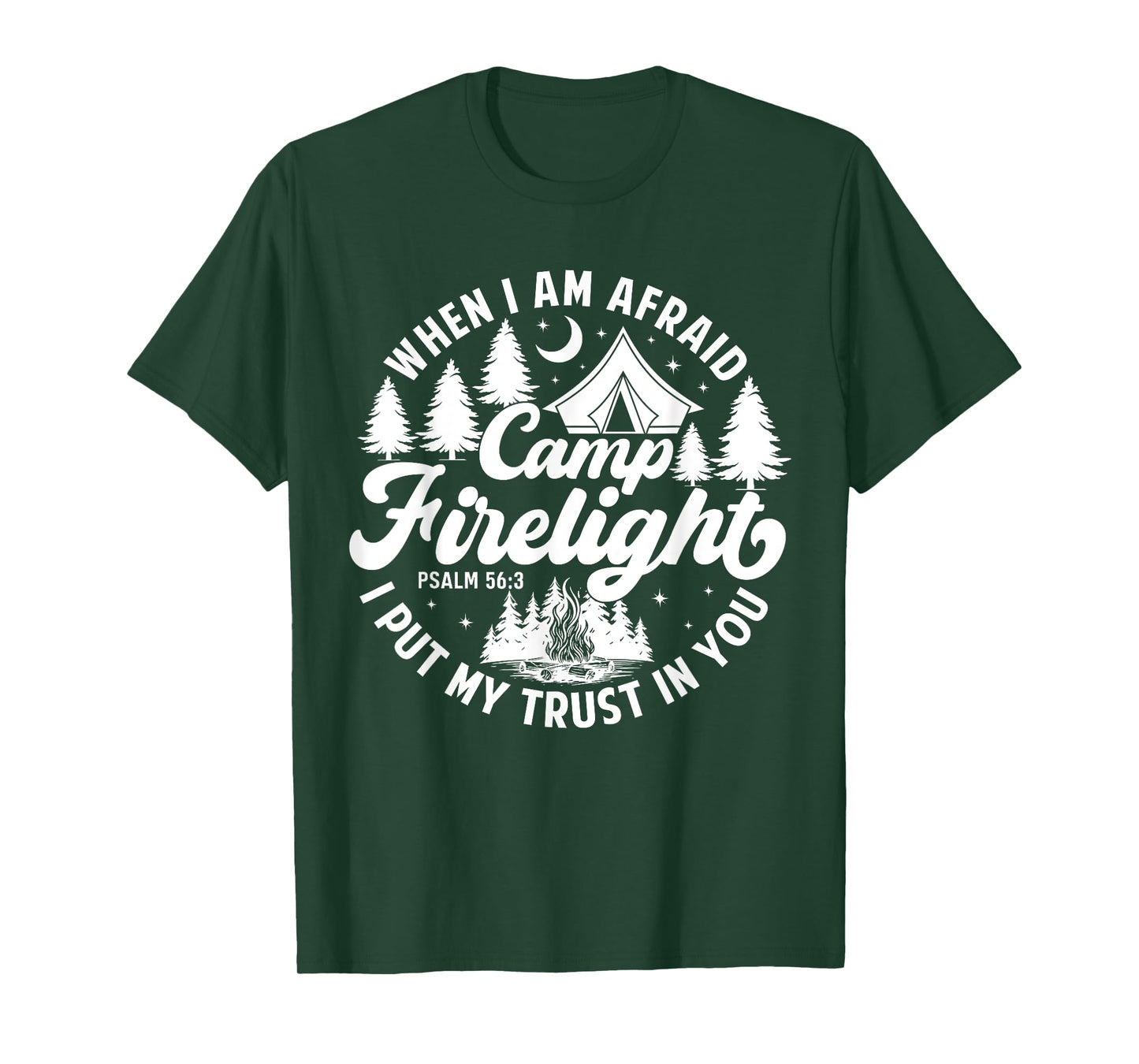Camp Firelight Vacation Bible School Christian Summer Camp T-Shirt