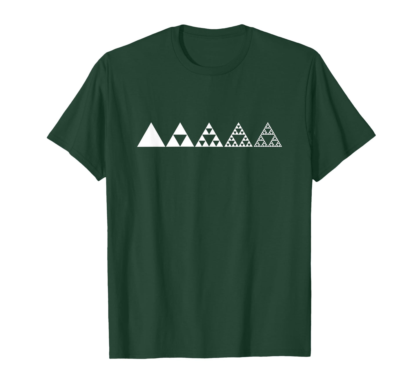 Sierpinski Triangle Fractal Geometry Math Math Matrix T-Shirt