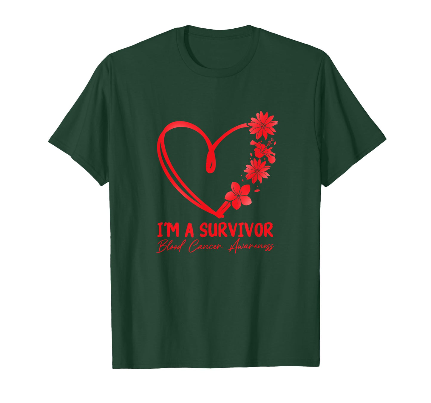 I'm a Survivor. Blood Cancer Awareness T-Shirt