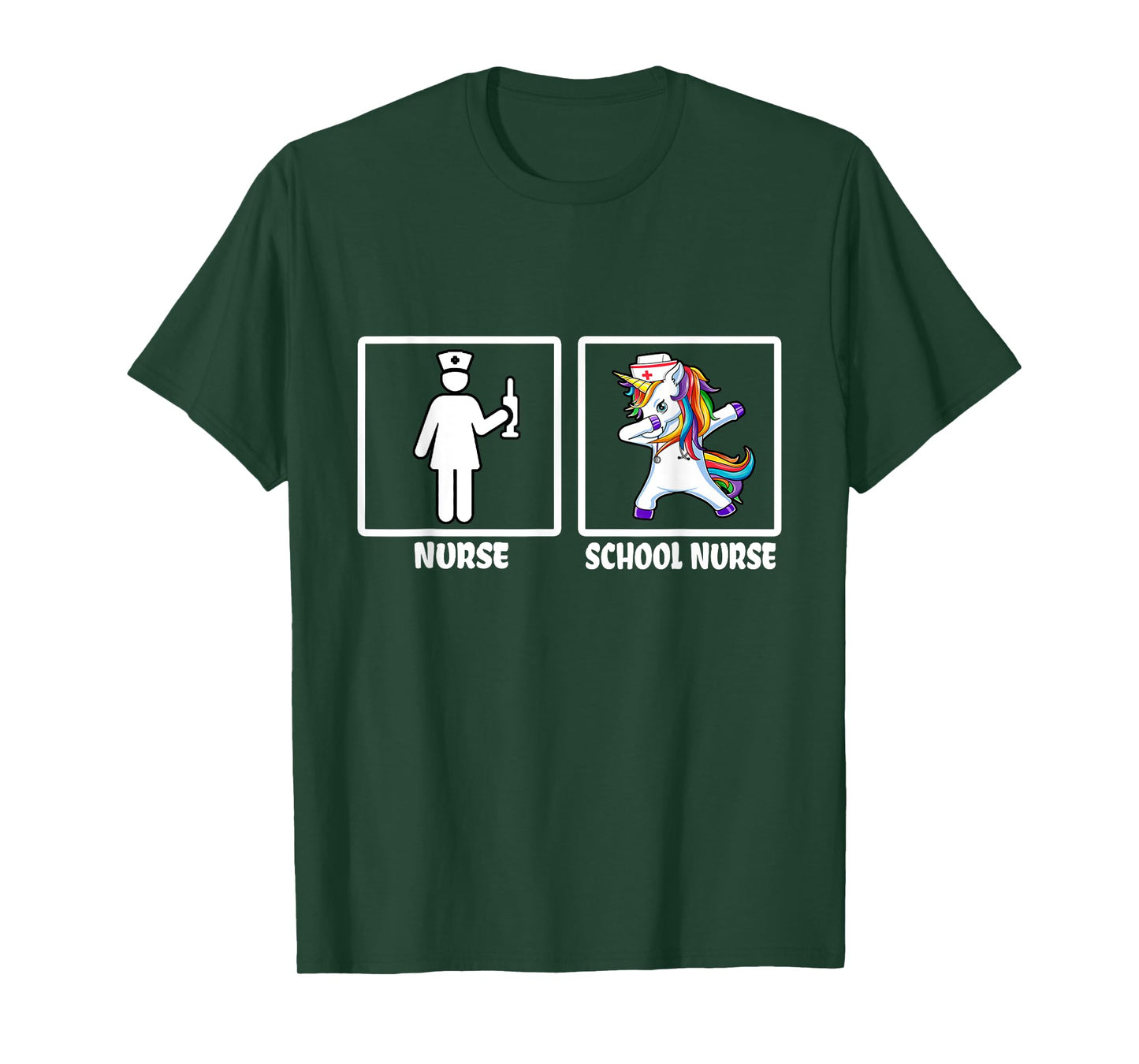 Funny "Nurse vs School Nurse" - School Nurse T-Shirt