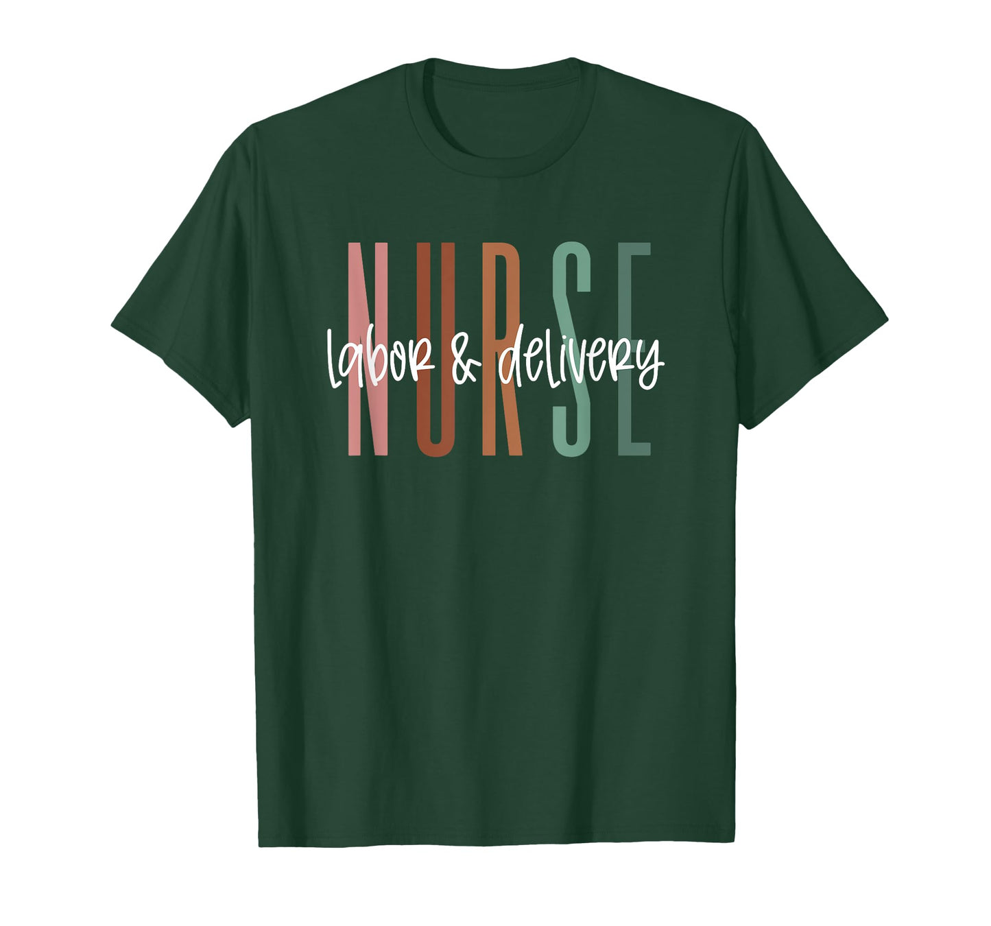 Womens Simple Labor and Delivery Nurse Shirt L&D Nurse T-Shirt