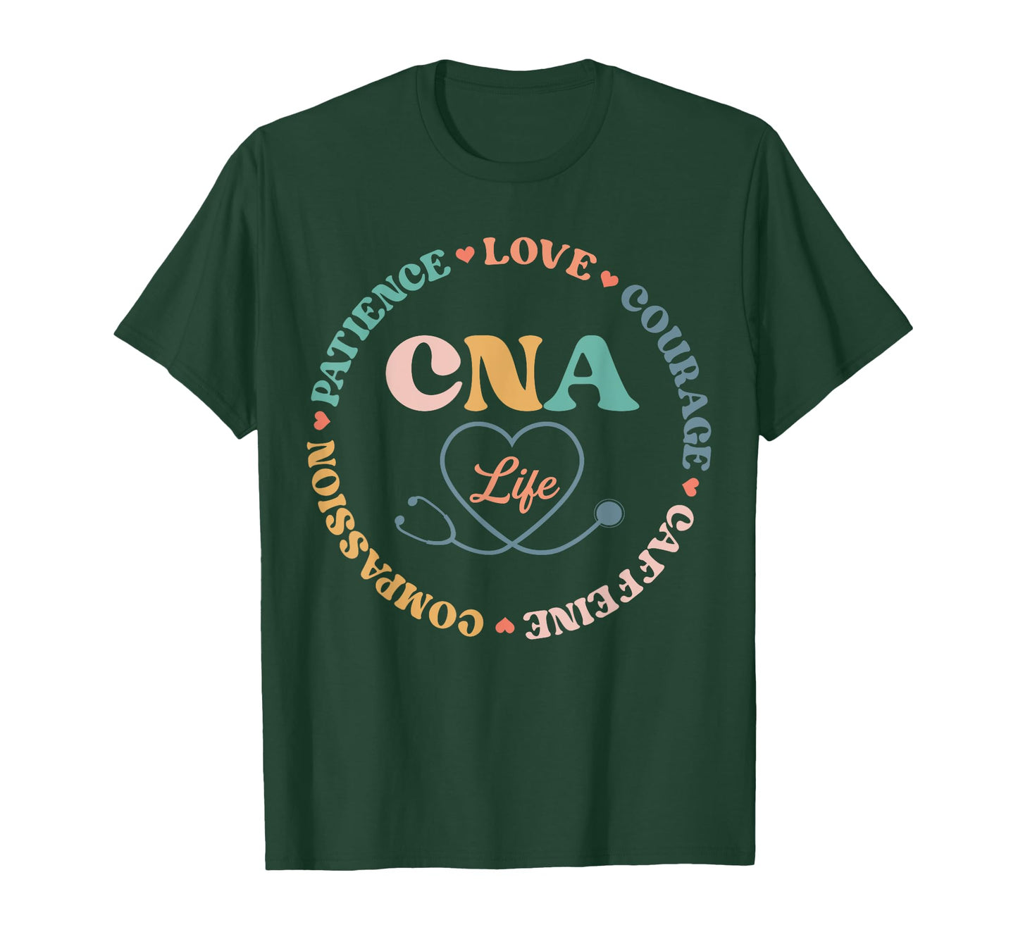 Cna Life Shirts Cna Certified Nursing Assistant T-Shirt