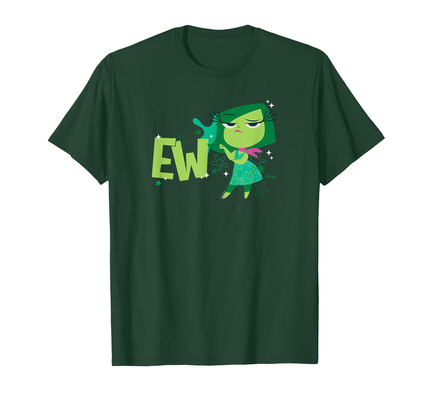 Inside Out 2 - Disgust Emotion Character EW T-Shirt