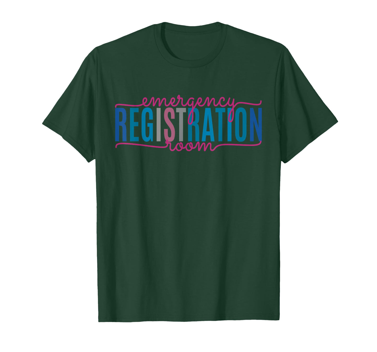 Emergency Room Registration Patient ER Registrar Nursing T-Shirt